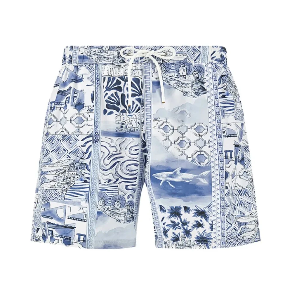 Paul & Shark Men's Multicolor Swim Shorts - Beachwear - L - Swimwear