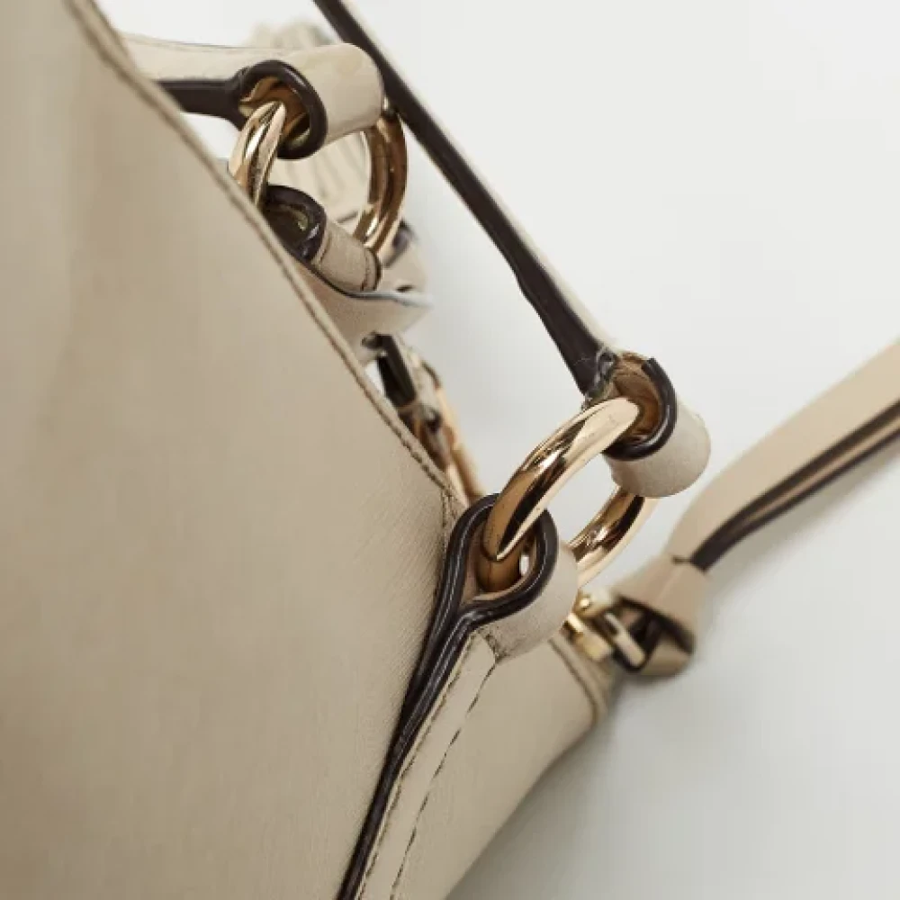 Michael Kors Pre-owned Leather totes Beige Dames