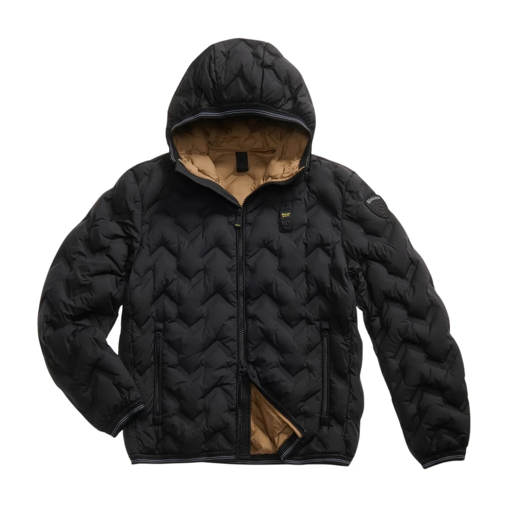 Blauer Men's Black Winter Jackets, Xl, Corner Down Jacket Piery Style
