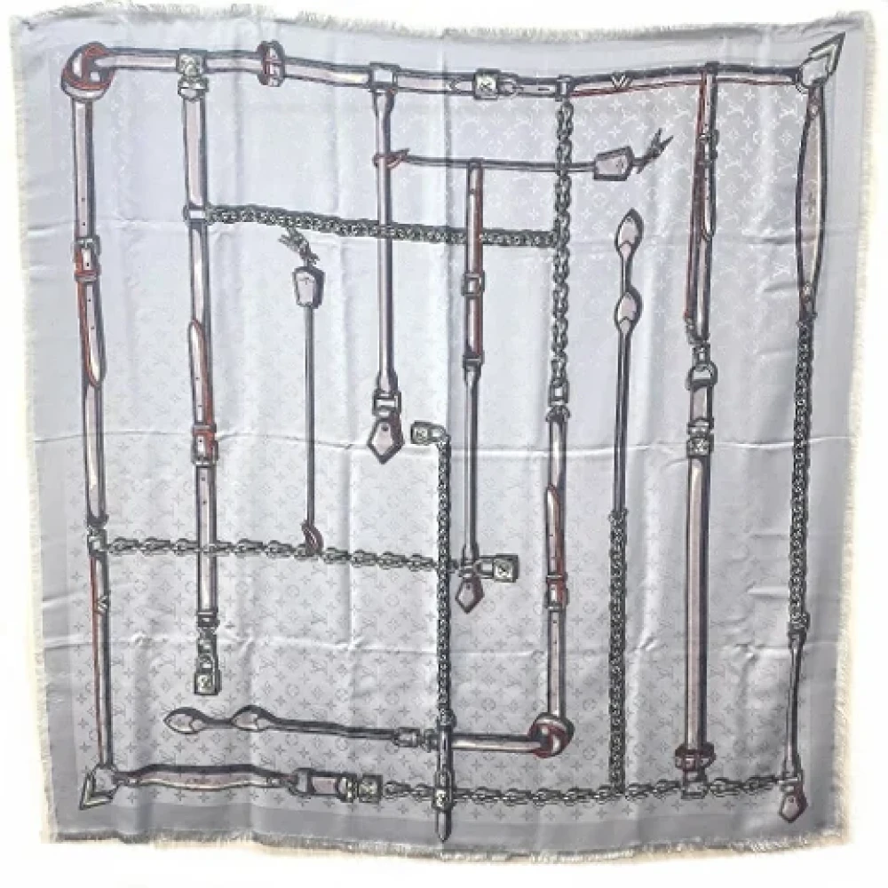 Louis Vuitton Vintage Pre-owned Silk scarves Multicolor Dames