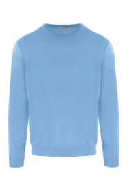 Jasnoniebieski sweter kaszmiru