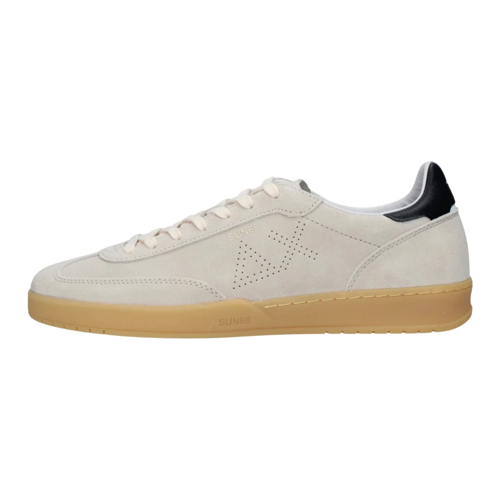 Sun68 Beige Sneakers, Male, 9 Uk, Low Top Trainers
