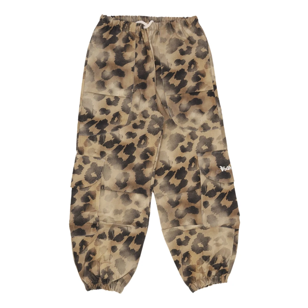 Disclaimer Camo Cargo Katoenen Broek Vrouw Brown Dames