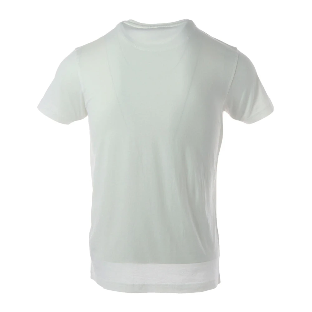 Roberto Cavalli T-shirt met logo-print White Heren