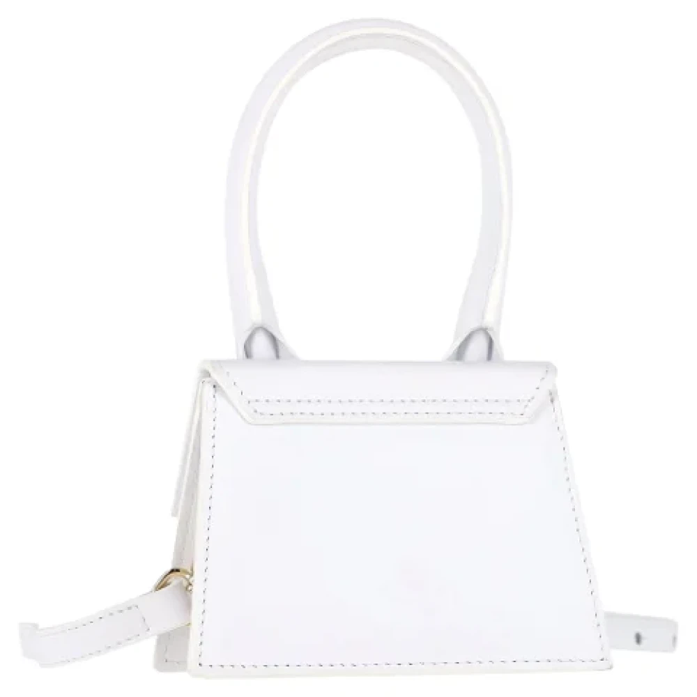 Jacquemus Pre-owned Leather handbags White Dames