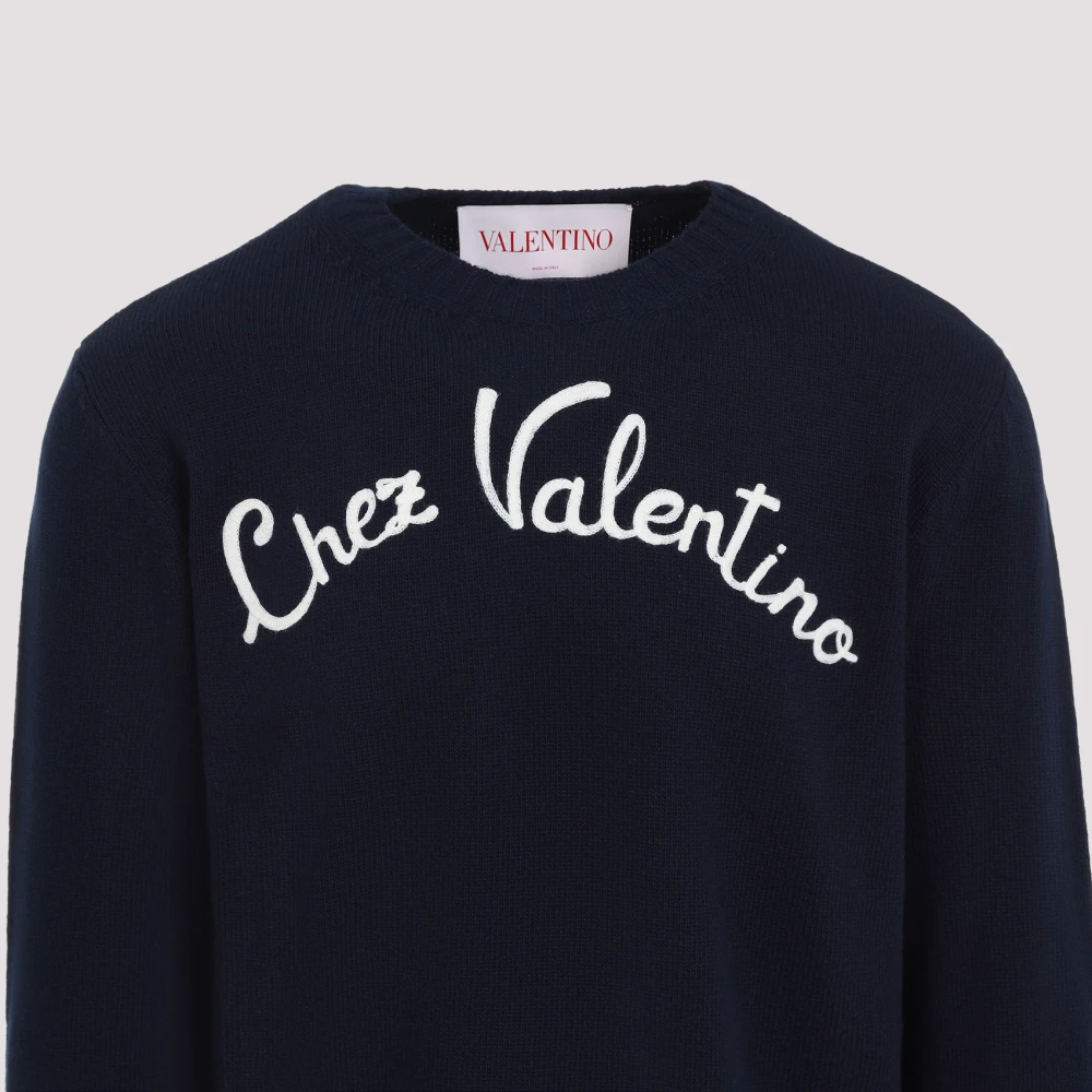 Valentino Blauwe Trui voor Mannen Blue Heren