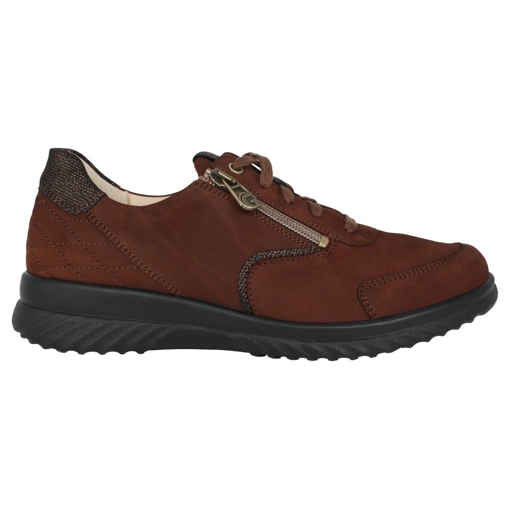 Ganter Wide Fit Sneaker Dames Schoenen Bruin