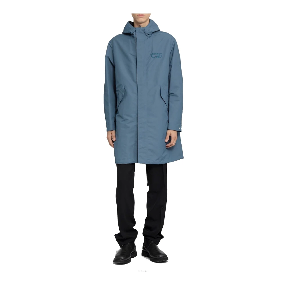 Dior Regenjas met Logodetail Blue Heren