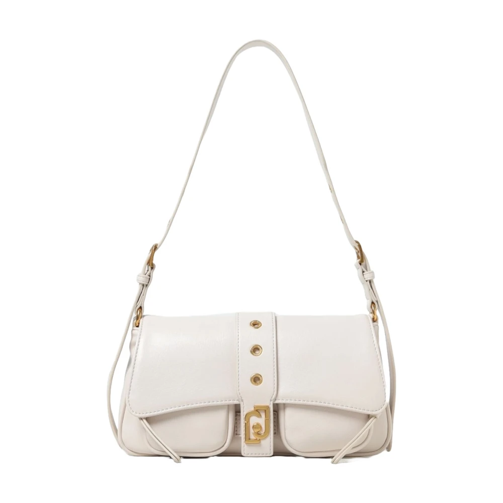 Liu Jo Champagne Schoudertas met Voorvakken Beige Dames