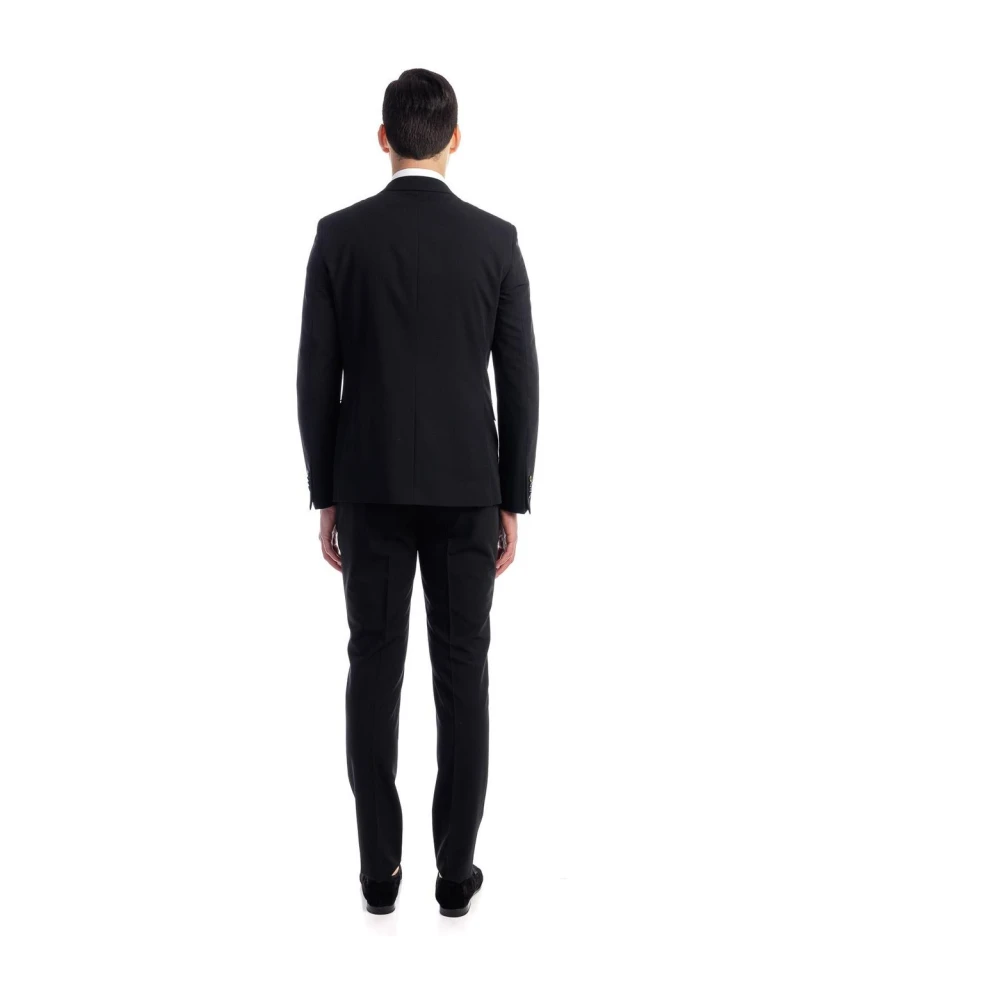 Manuel Ritz Elegant Suit Set for Men Black Heren
