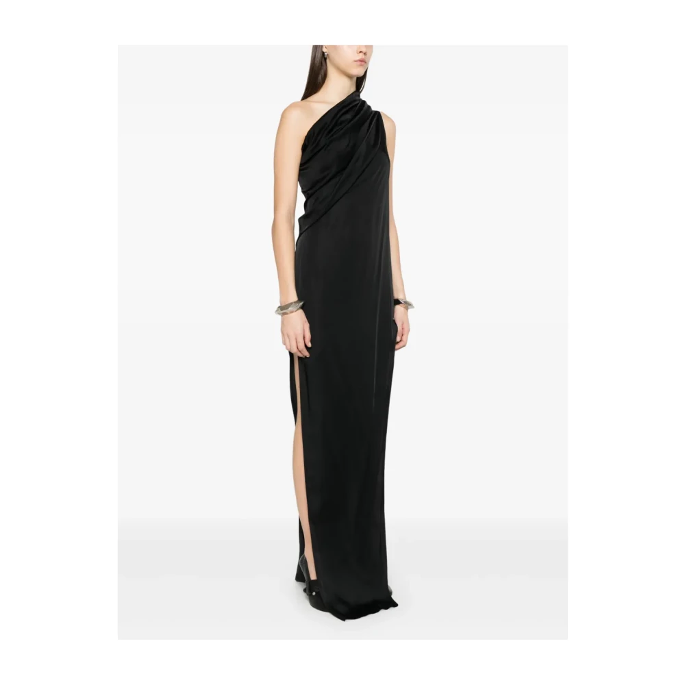 Rick Owens Arrowhead Lange Jurk Black Dames