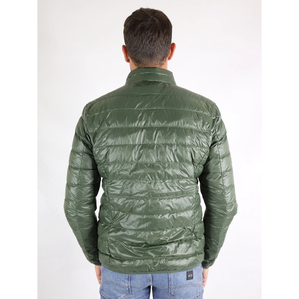 Emporio Armani EA7 Groene Donsjas Licht Waterdicht Green Heren