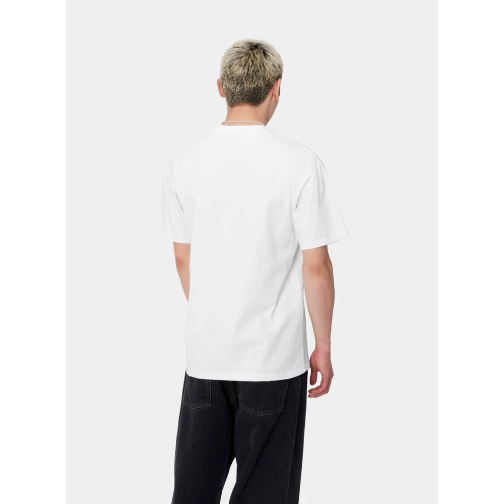Carhartt WIP Duster Script T-Shirt White Heren