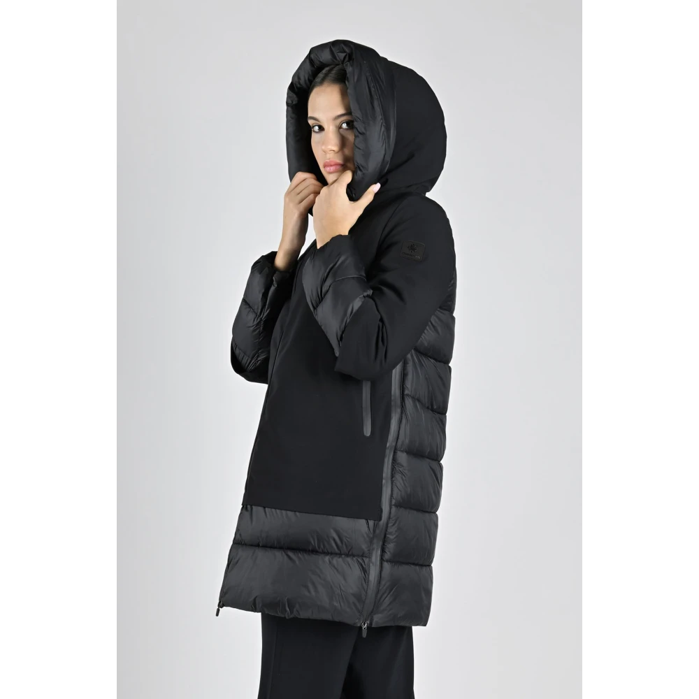 Canadian Classics Zwarte Donsjas Jas Mix Black Dames