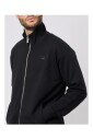 sweat-a-capuche-noir-col-montant
