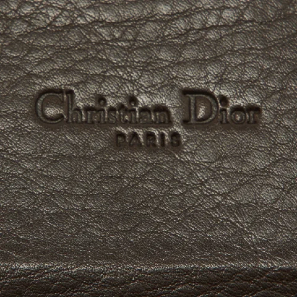 Dior Vintage Pre-owned Canvas wallets Beige Dames