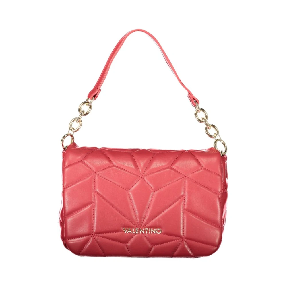 Valentino By Mario Valentino Women's Red Polyethylene Handbag With Shoulder Strap