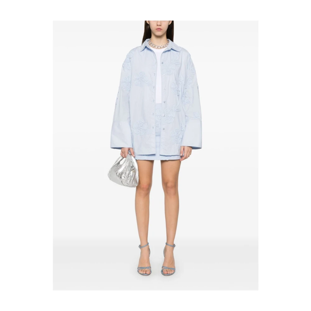 Rotate Birger Christensen Celeste Shirt Blue Dames
