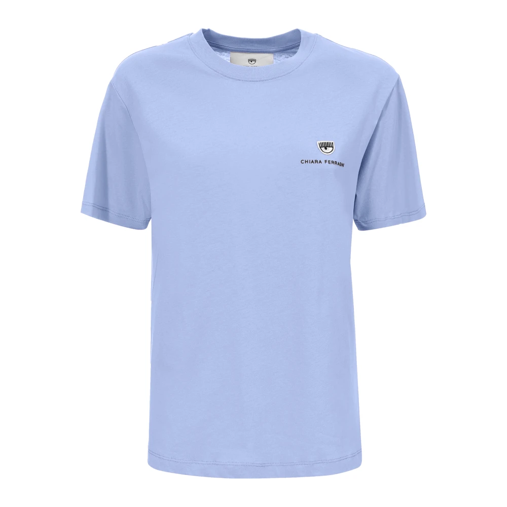 Chiara Ferragni Collection Stijlvolle T-shirts en Polos Blue Dames