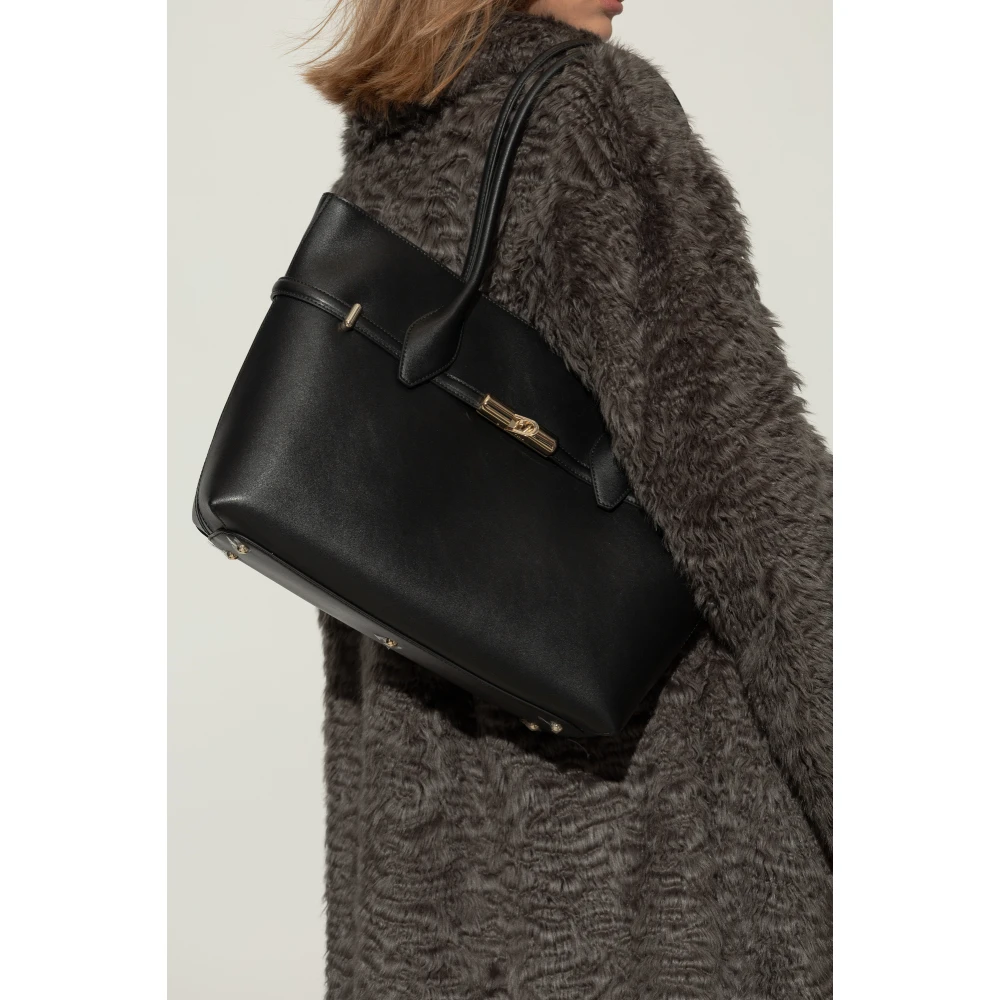 Furla Tas Goccia Large type shopper Black Dames
