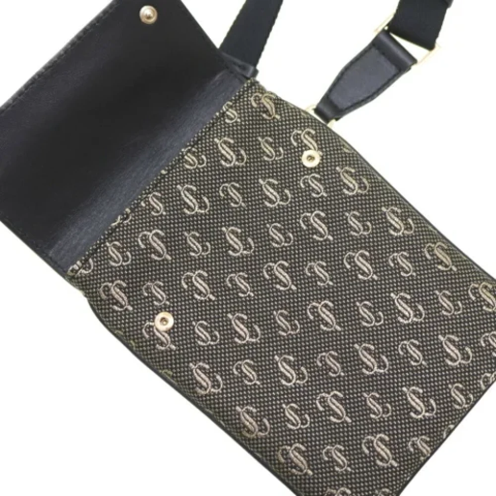 Jimmy Choo Pre-owned Fabric shoulder-bags Brown Dames