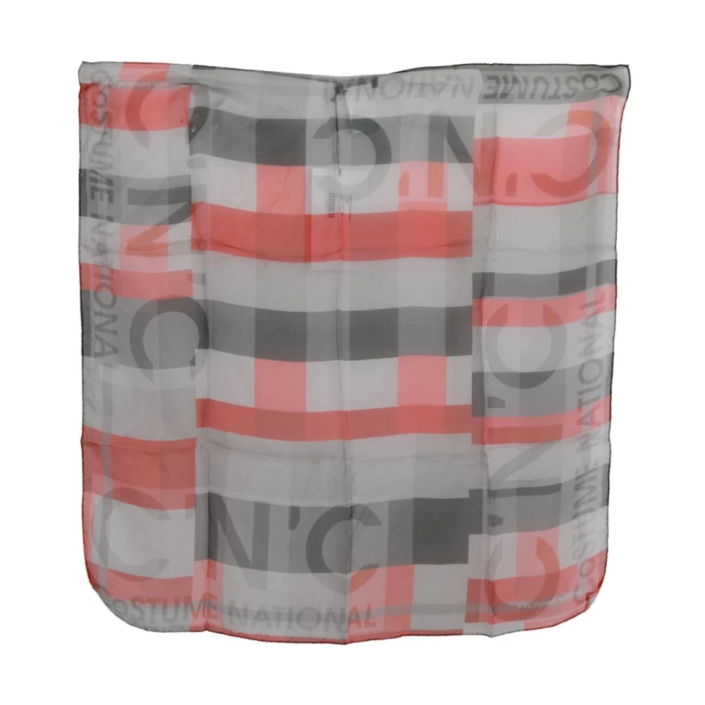 Costume National Silk Square Scarf - Unisex - Silk Scarves - Multicolor - One Size - Accessories - Image 3