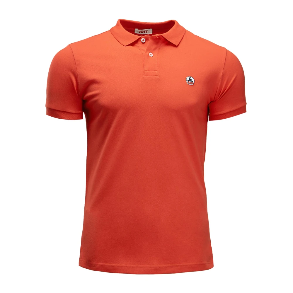 Jott Rood Heren Polo Shirt Ss23Mpol10-318 Red Heren