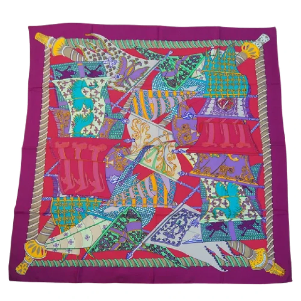 Pre-owned > Pre-owned Accessories > Pre-owned Scarves - - Hermès Vintage - Modalova