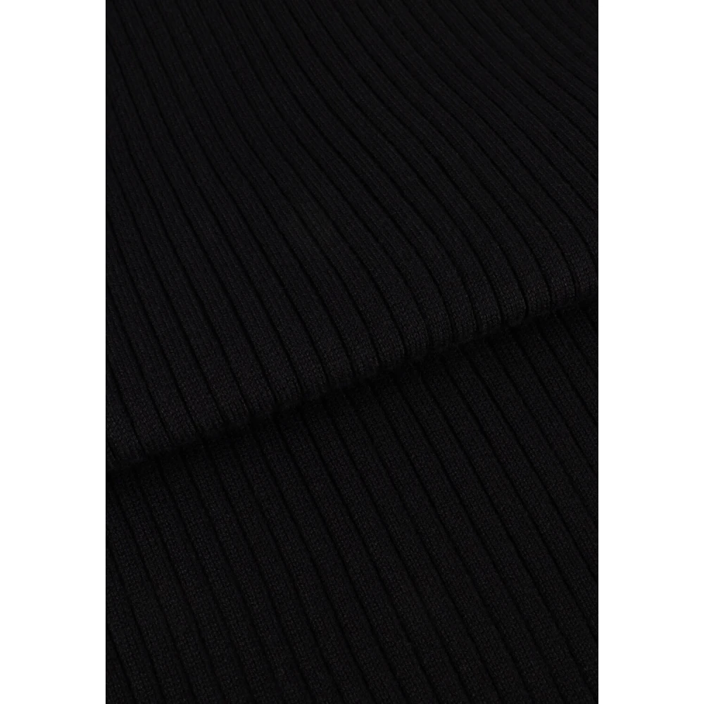 Envii Zwarte Midi Jurk voor Vrouwen Black Dames