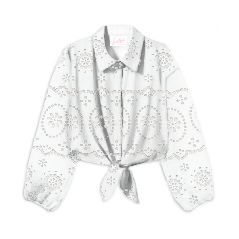 Mc2 Saint Barth White Shirts, Female, M, Stylish Shirts Collection