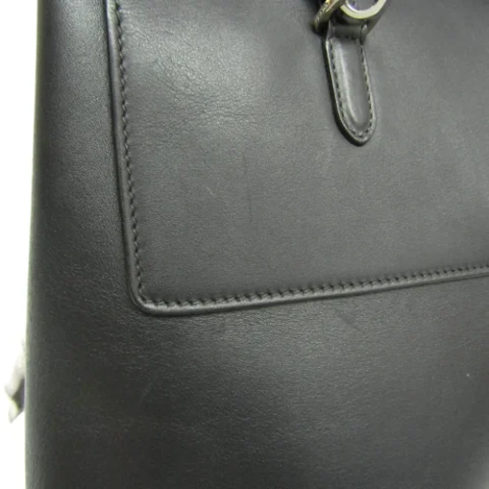 Prada Vintage Pre-owned Leather prada-bags Black Dames