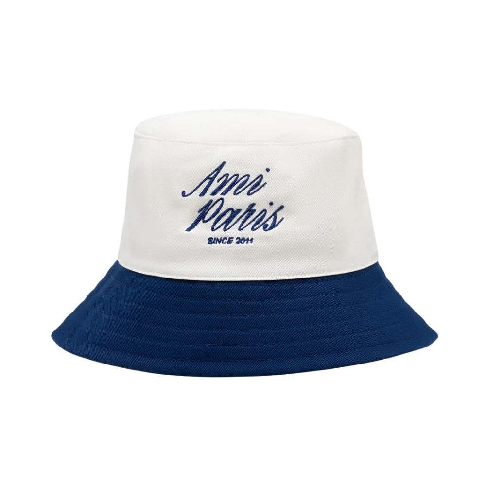 Ami Paris Unisex Multicolor Accessories, 56 Cm, Bucket Hat