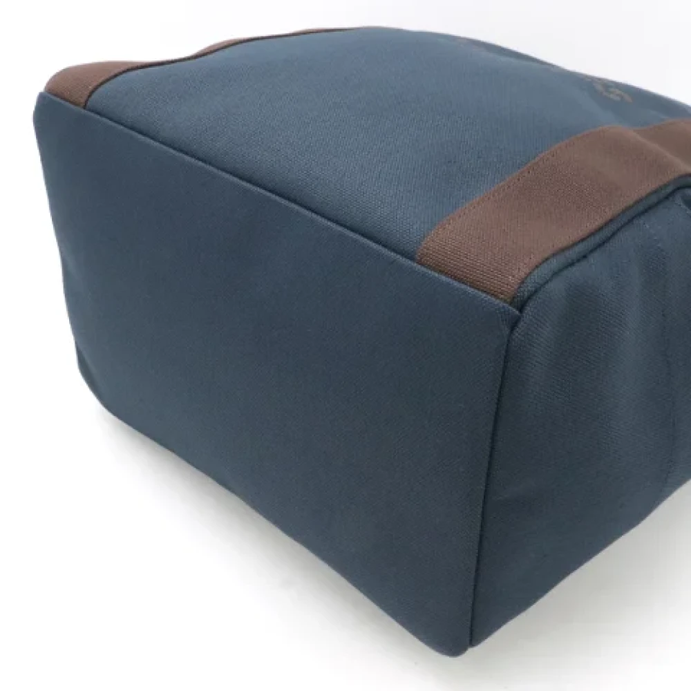 Hermès Vintage Pre-owned Canvas backpacks Blue Heren