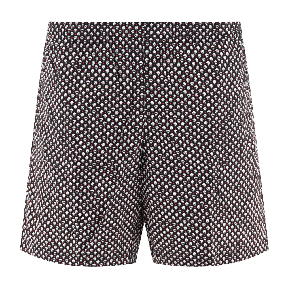 Alexander McQueen Skull Dots Badshorts Black, Herr