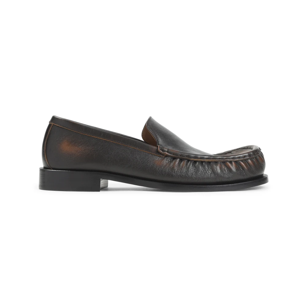 Dries Van Noten Brown Loafers, Male, 9 Uk, Calf Leather Loafers