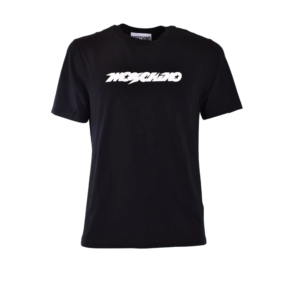 Moschino Stijlvolle T-shirts voor Mannen en Vrouwen Black Heren