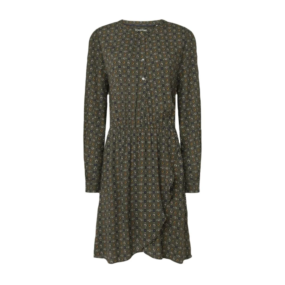 Pepe Jeans Elegante Viscose Jurk voor Vrouwen Green Dames