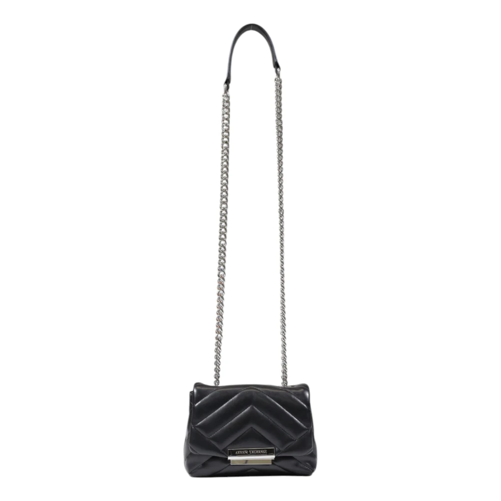 Armani Exchange Kleine Polyester Tas Collectie voor Vrouwen Black Dames