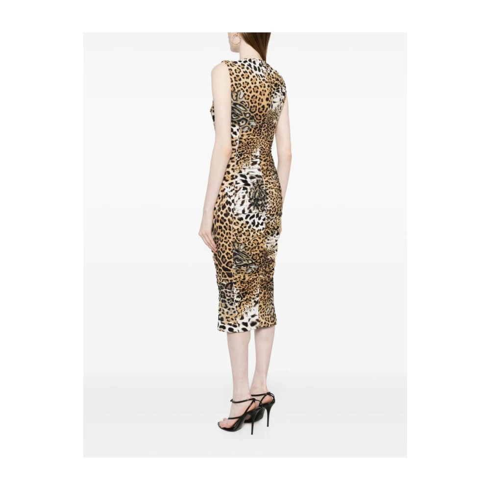 Roberto Cavalli Midi Day Dress Multicolor Dames