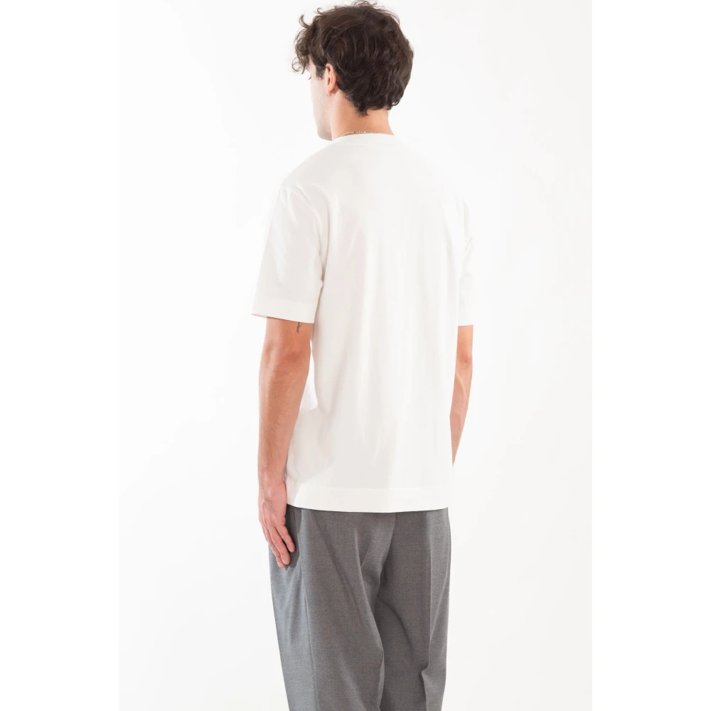 Circolo 1901 Zachte Cashmere Jersey Tee Brown Heren