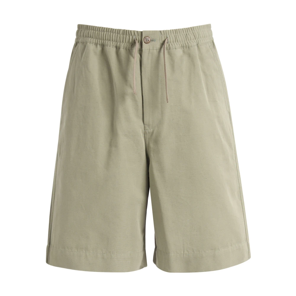 Maison Kitsuné Green Elasticated Bermuda - Male - Casual Shorts - L - Shorts