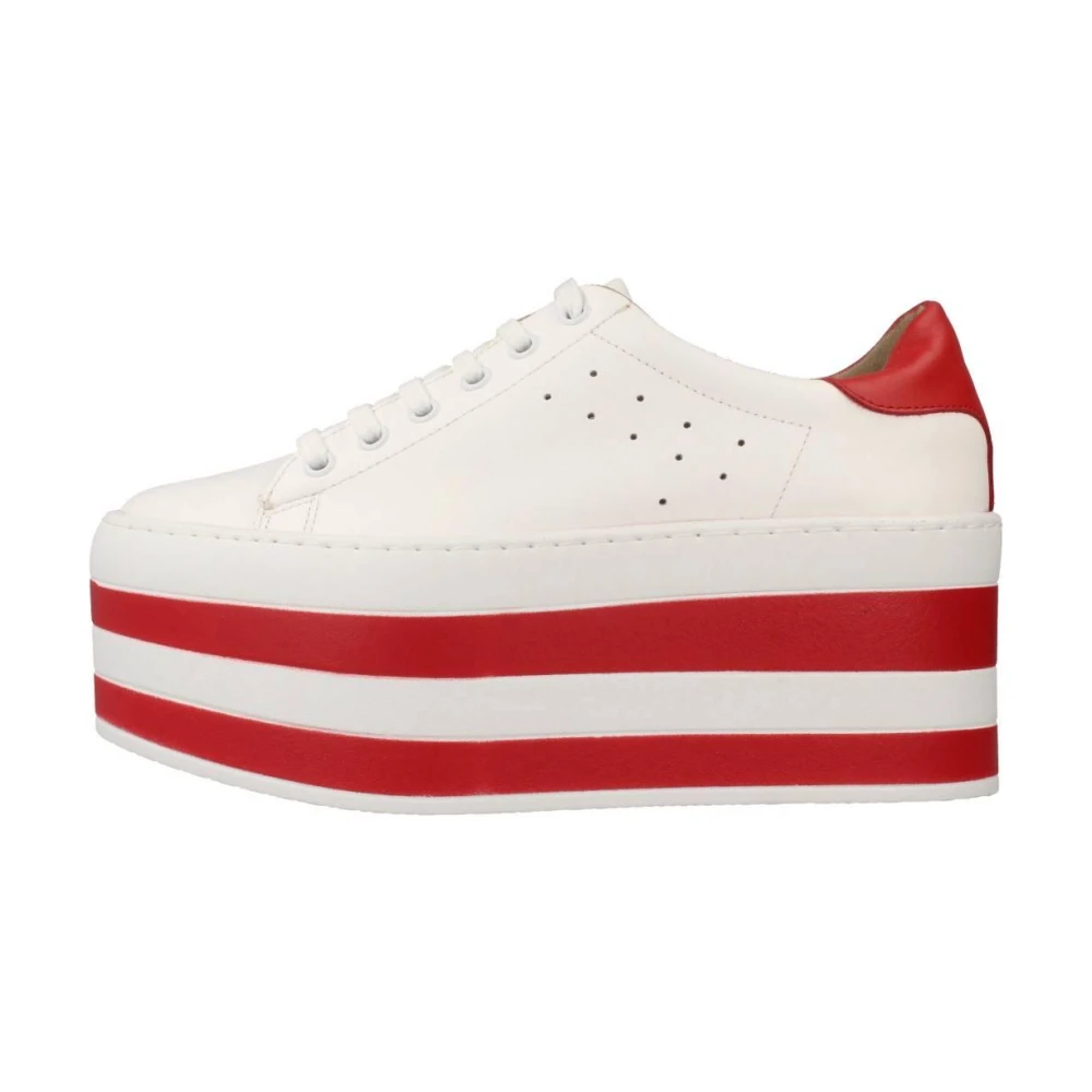 Sneaker Piel Dames Schoenen Wit