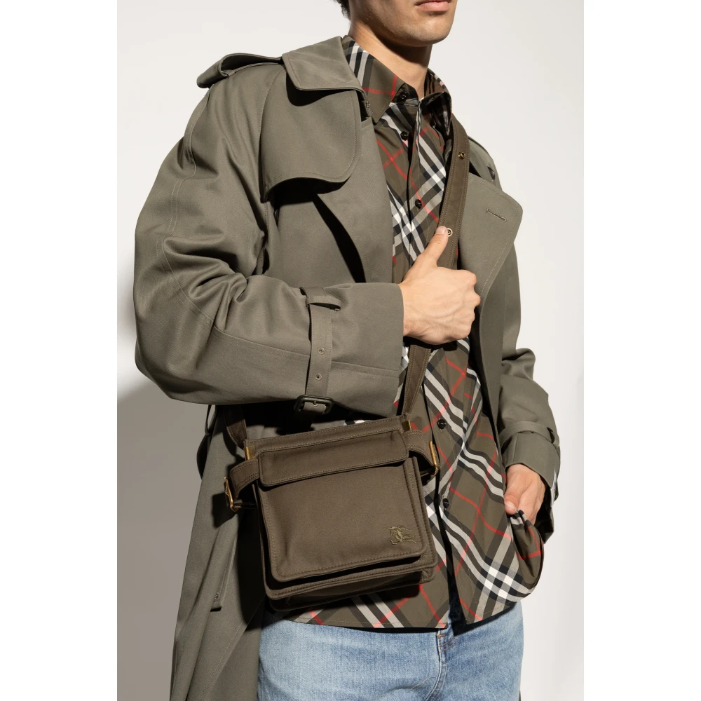 Burberry Schoudertas met logo Green Heren