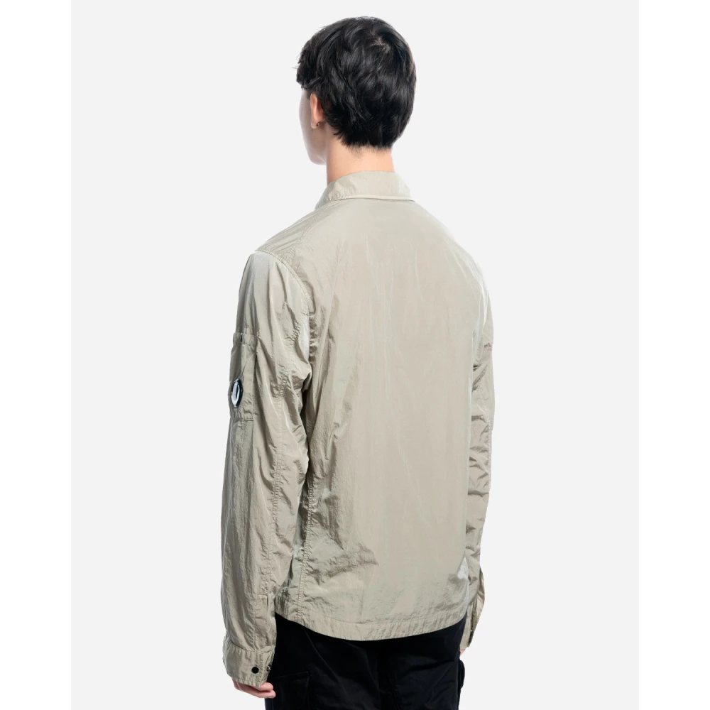 C.P. Company Chrome-R Ritssluiting Overshirt Gray Heren