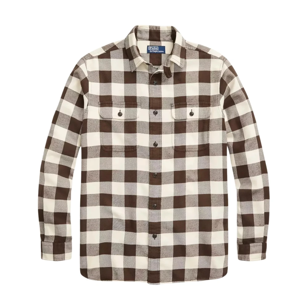 Ralph Lauren Katoenen overhemd in ruit Classic Fit Multicolor Heren