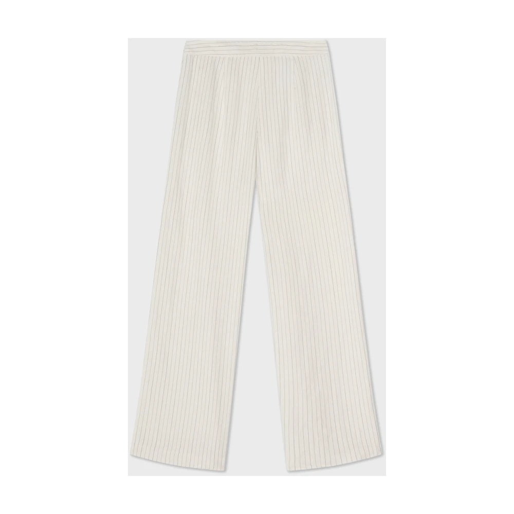 Busnel Gestreepte broek Beige Dames