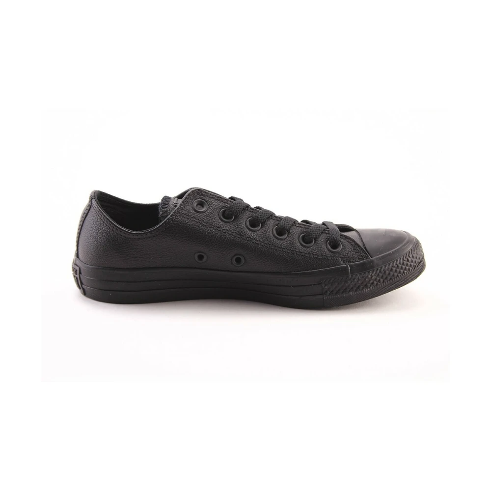Converse Läder Unisex Sneakers Black, Dam