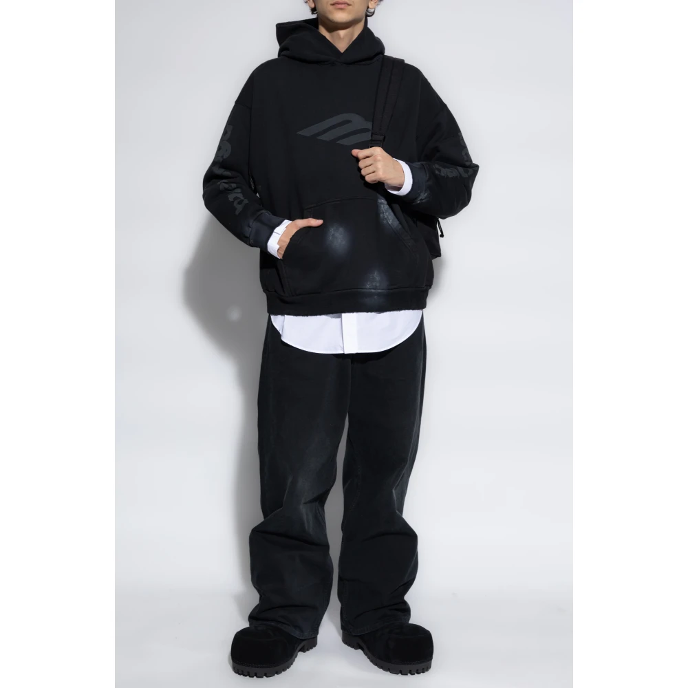 Balenciaga Katoenen sweatshirt Black Heren