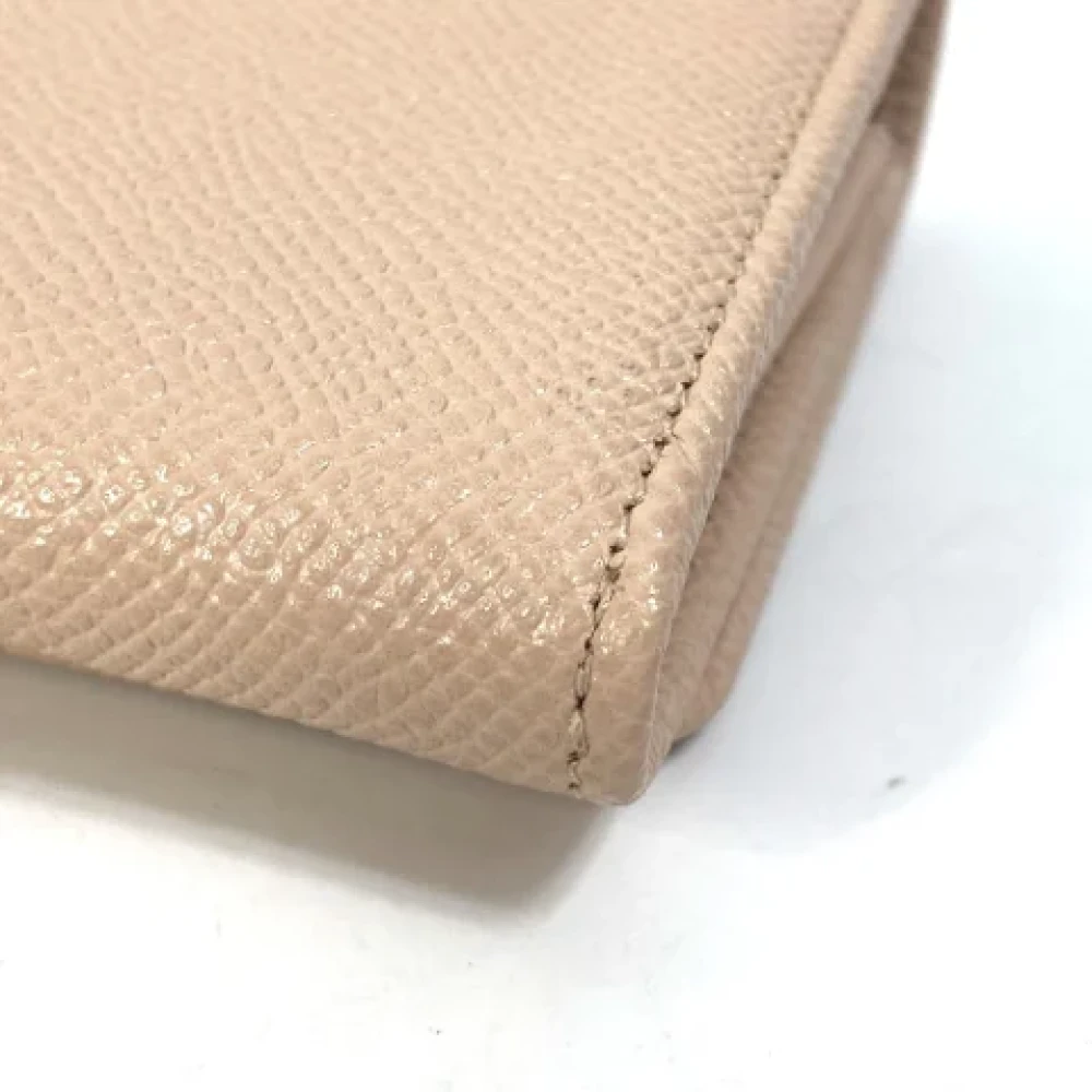 Bvlgari Vintage Pre-owned Leather wallets Pink Dames