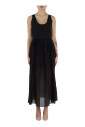 robe-longue-noire-avec-col-rond